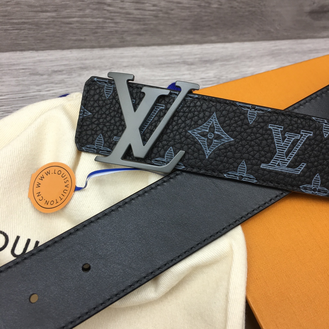 Louis Vuitton LV Men's Reversible Belt with Logo Pattern