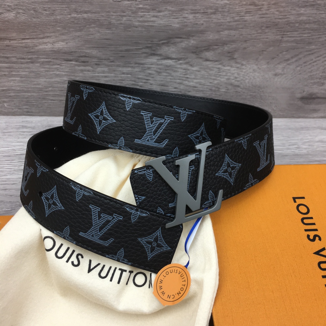 Louis Vuitton LV Men's Reversible Belt with Logo Pattern