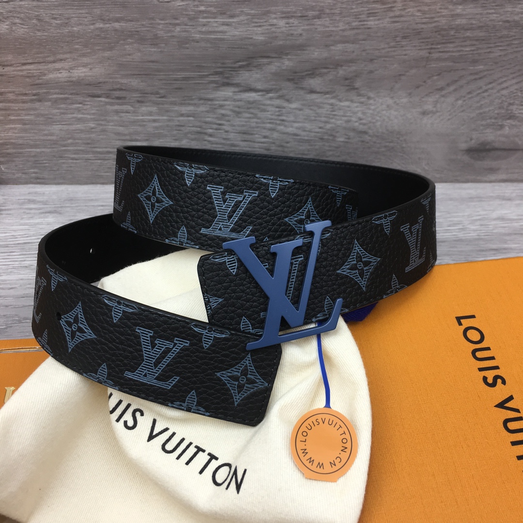 Louis Vuitton LV Men's Reversible Belt with Logo Pattern