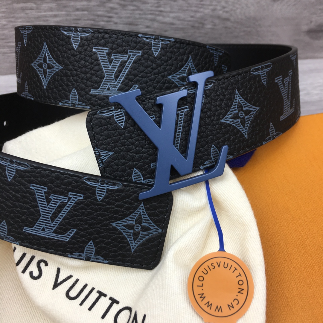 Louis Vuitton LV Men's Reversible Belt with Logo Pattern