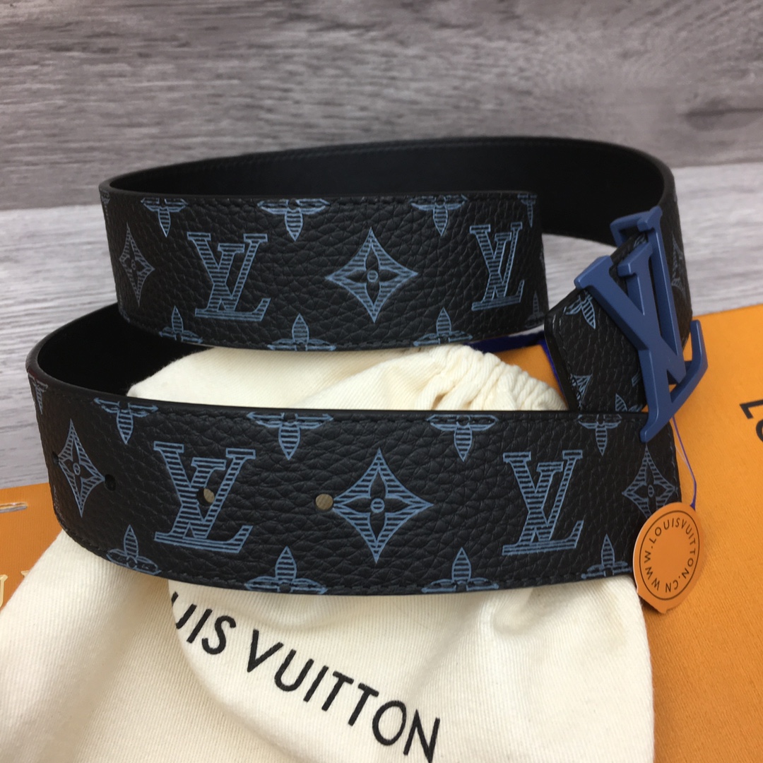 Louis Vuitton LV Men's Reversible Belt with Logo Pattern