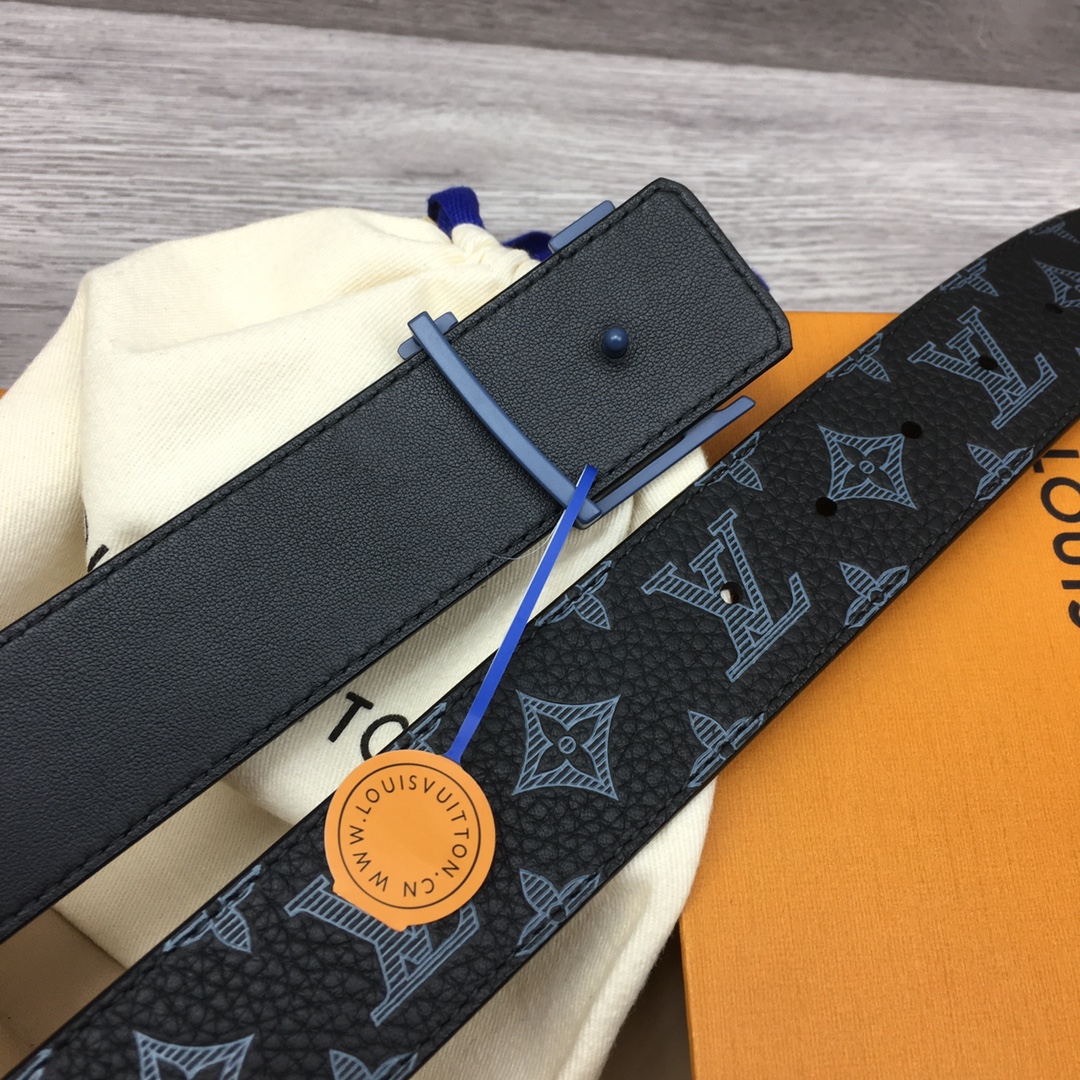 Louis Vuitton LV Men's Reversible Belt with Logo Pattern