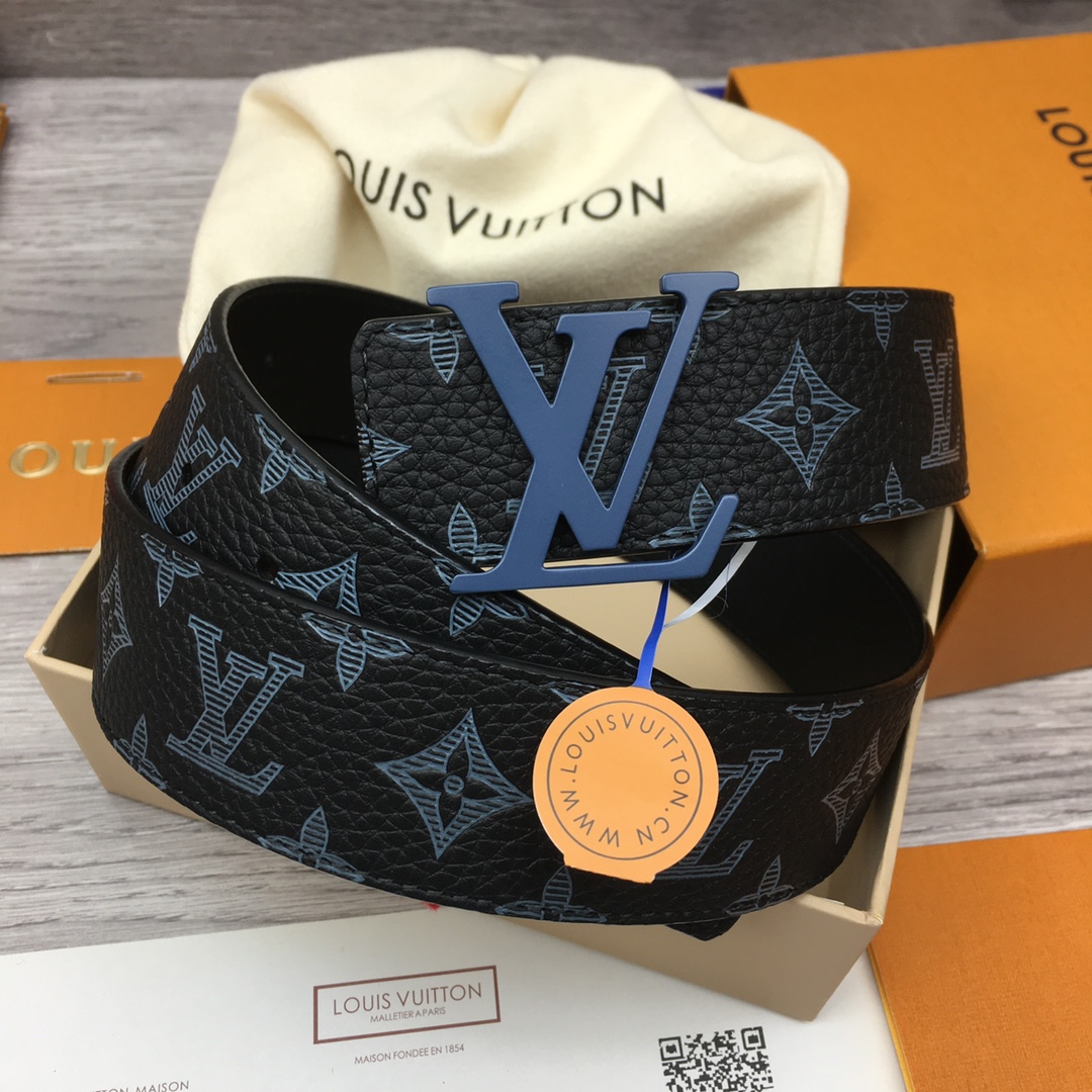 Louis Vuitton LV Men's Reversible Belt with Logo Pattern