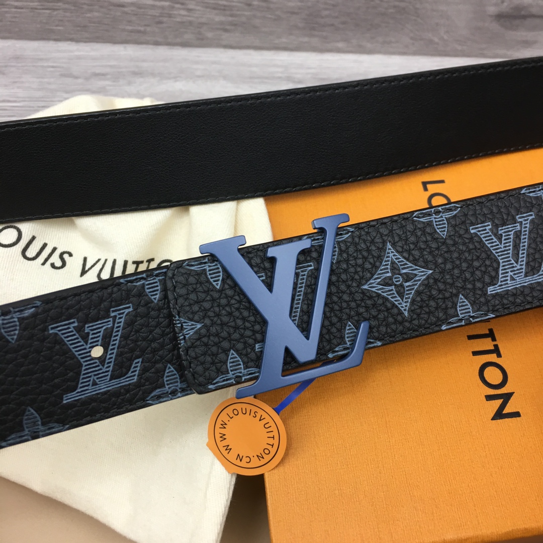 Louis Vuitton LV Men's Reversible Belt with Logo Pattern