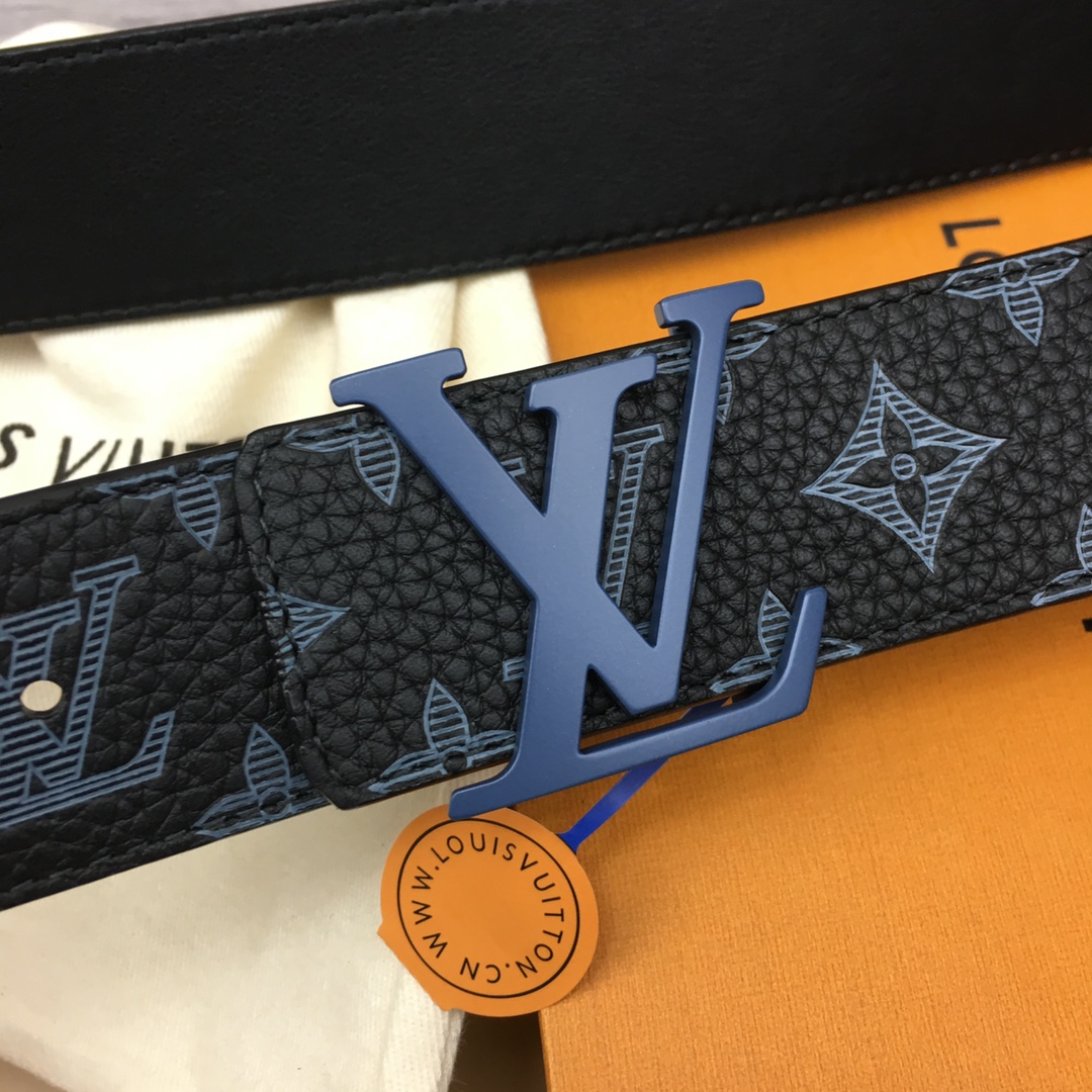 Louis Vuitton LV Men's Reversible Belt with Logo Pattern