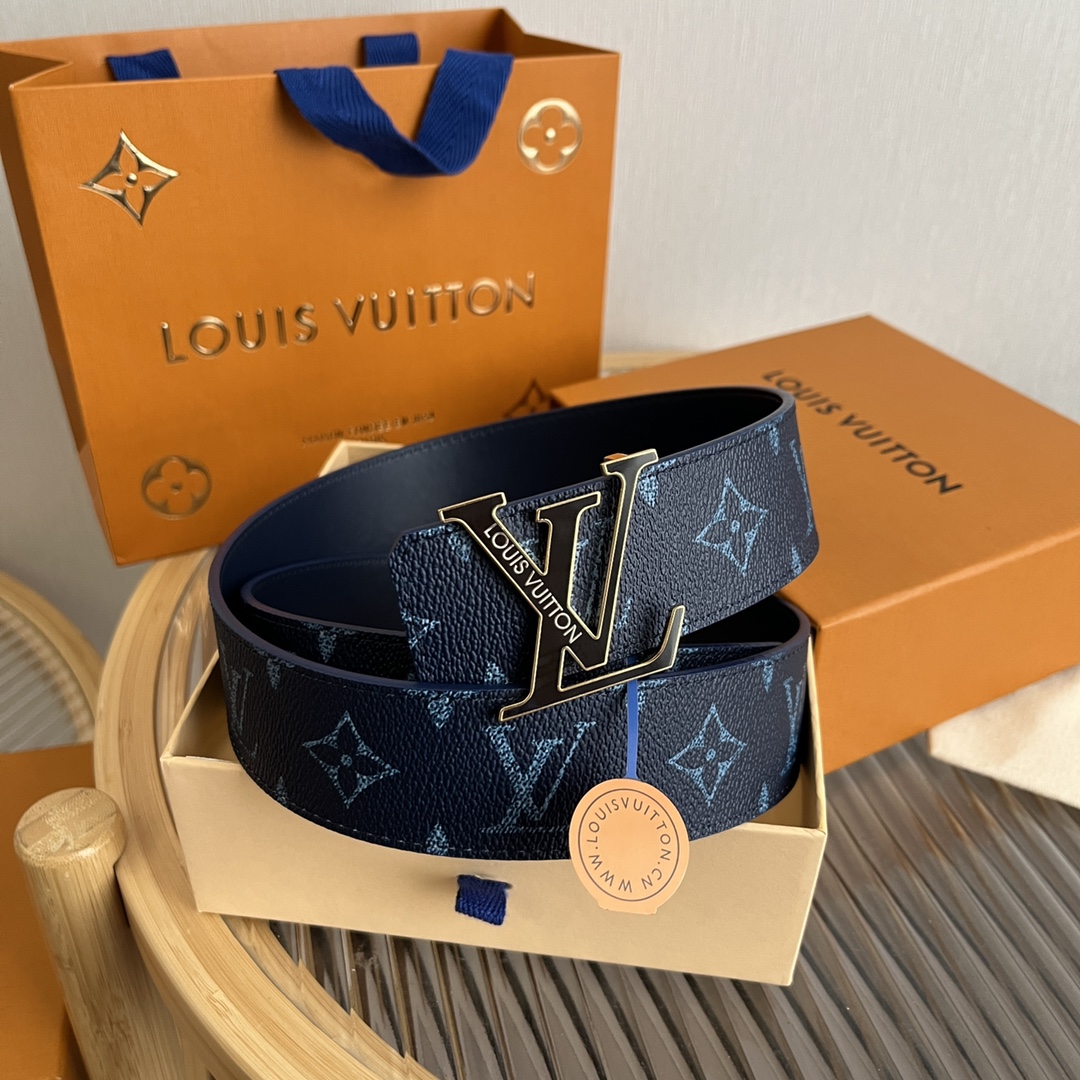 Louis Vuitton LV Custom 4cm Reversible Canvas Belt