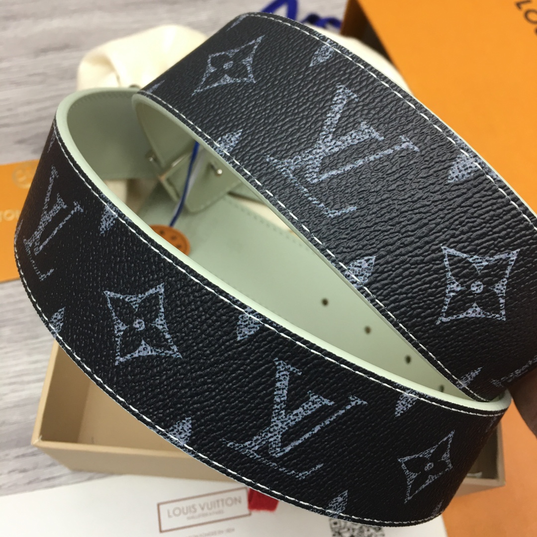 Louis Vuitton LV Custom 4cm Reversible Canvas Belt