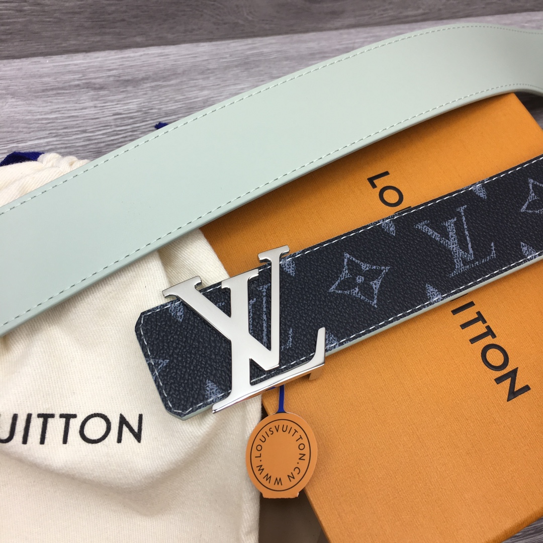 Louis Vuitton LV Custom 4cm Reversible Canvas Belt