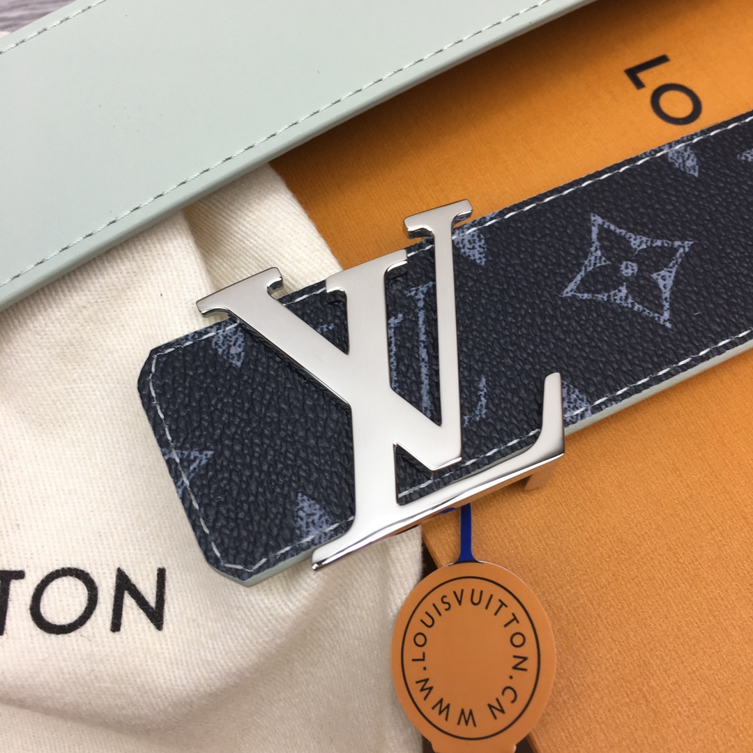 Louis Vuitton LV Custom 4cm Reversible Canvas Belt