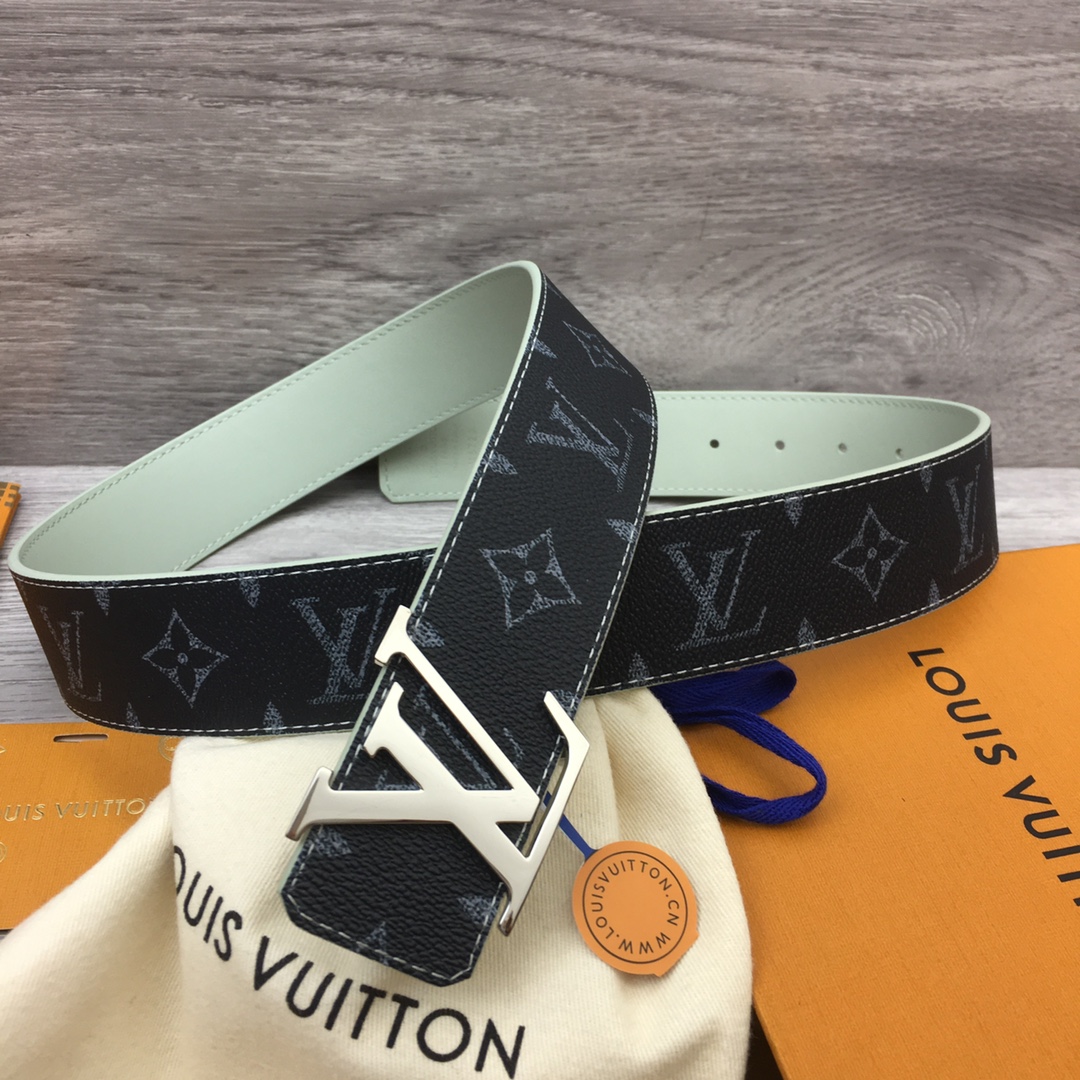 Louis Vuitton LV Custom 4cm Reversible Canvas Belt