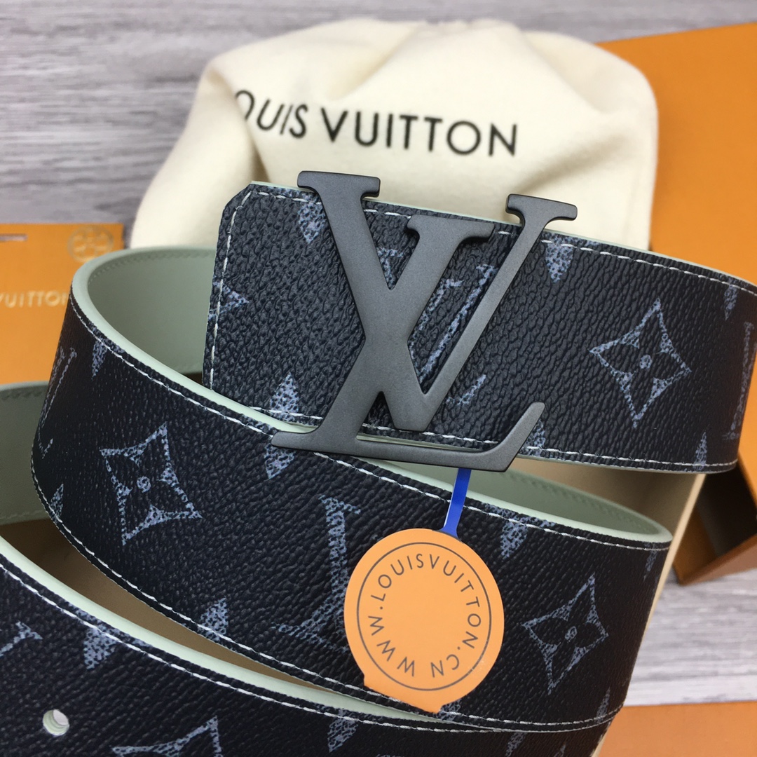 Louis Vuitton LV Custom 4cm Reversible Canvas Belt