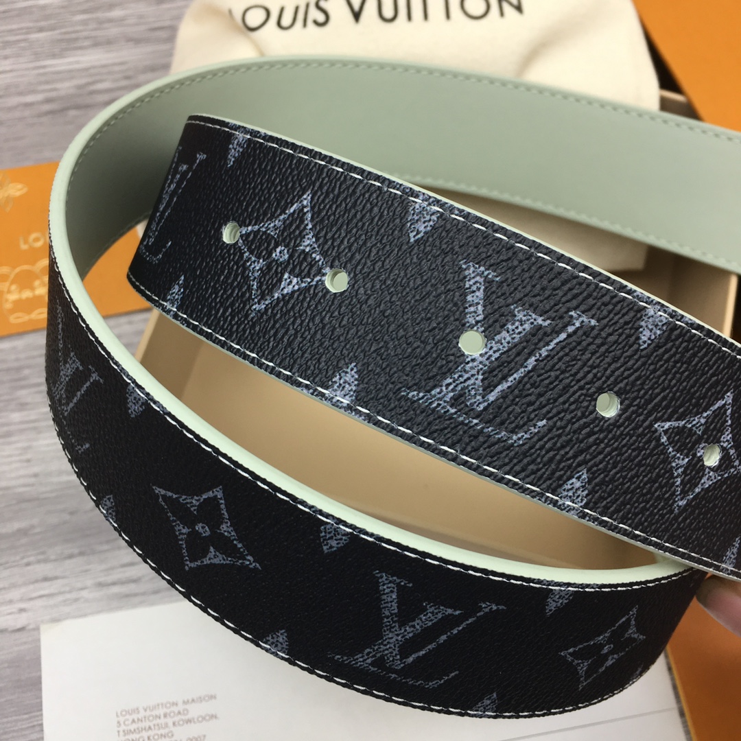 Louis Vuitton LV Custom 4cm Reversible Canvas Belt