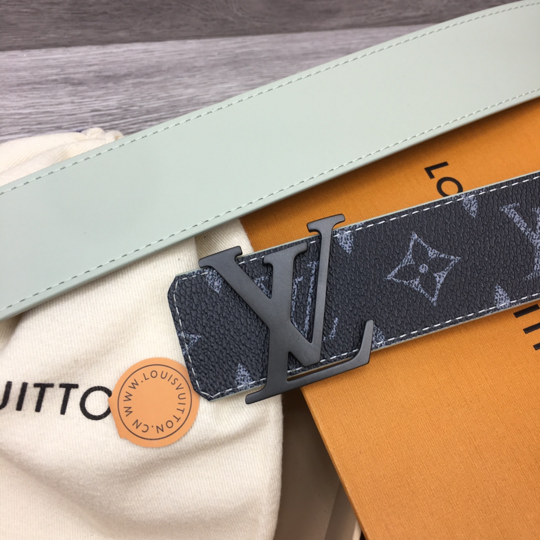 Louis Vuitton LV Custom 4cm Reversible Canvas Belt