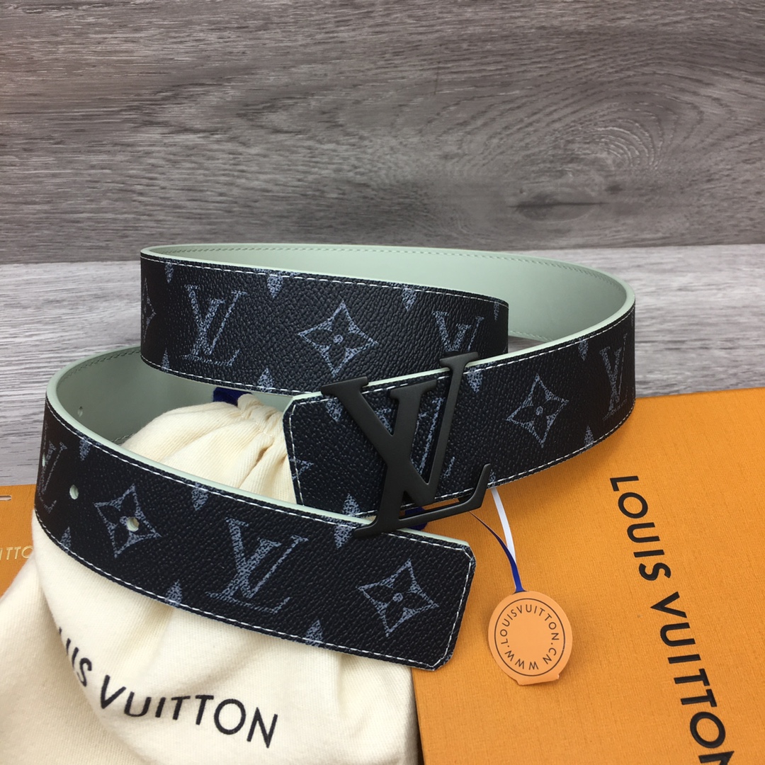 Louis Vuitton LV Custom 4cm Reversible Canvas Belt