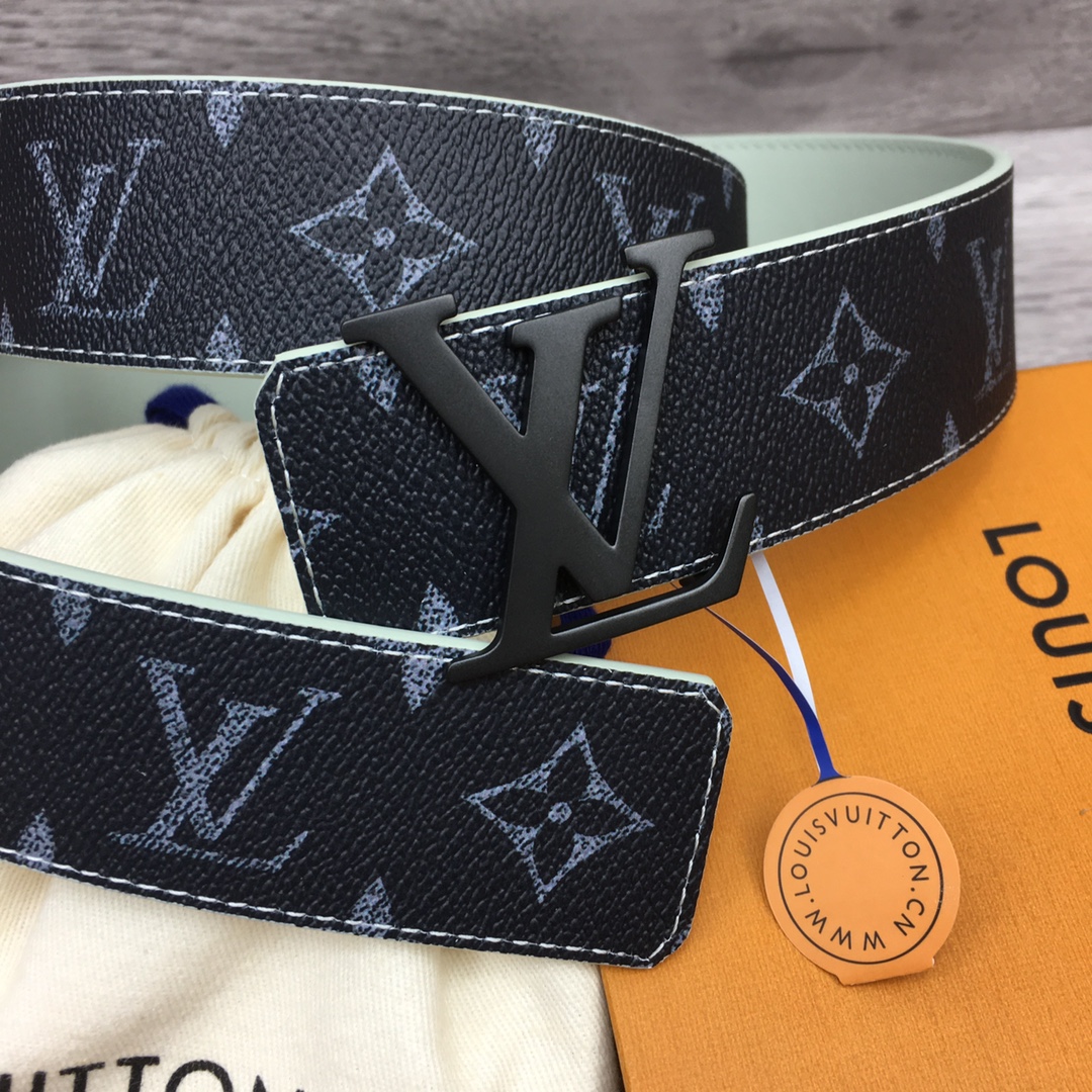 Louis Vuitton LV Custom 4cm Reversible Canvas Belt