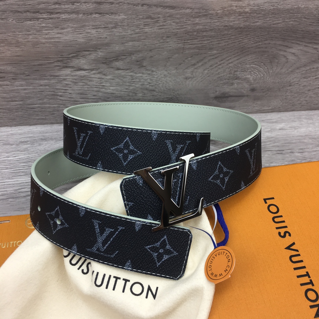 Louis Vuitton LV Custom 4cm Reversible Canvas Belt