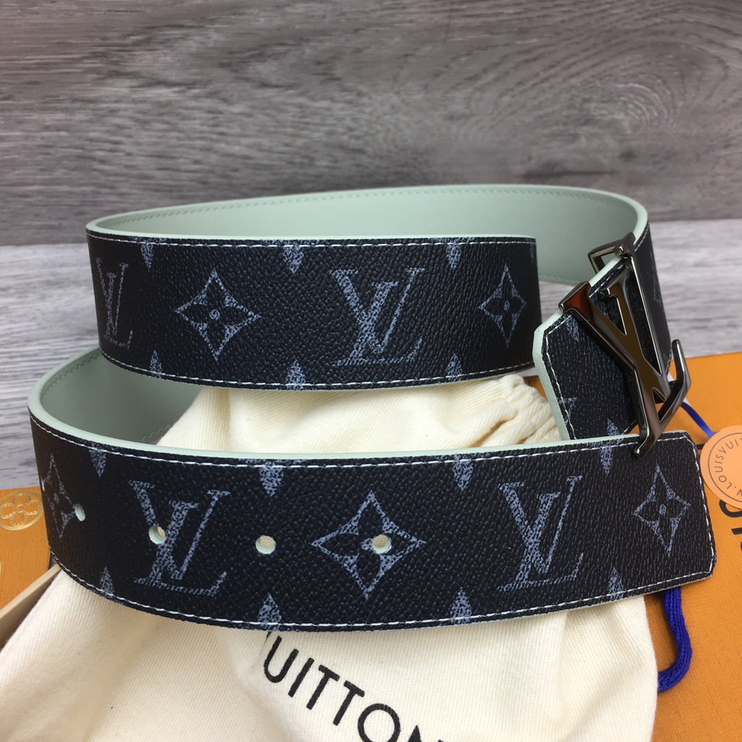 Louis Vuitton LV Custom 4cm Reversible Canvas Belt