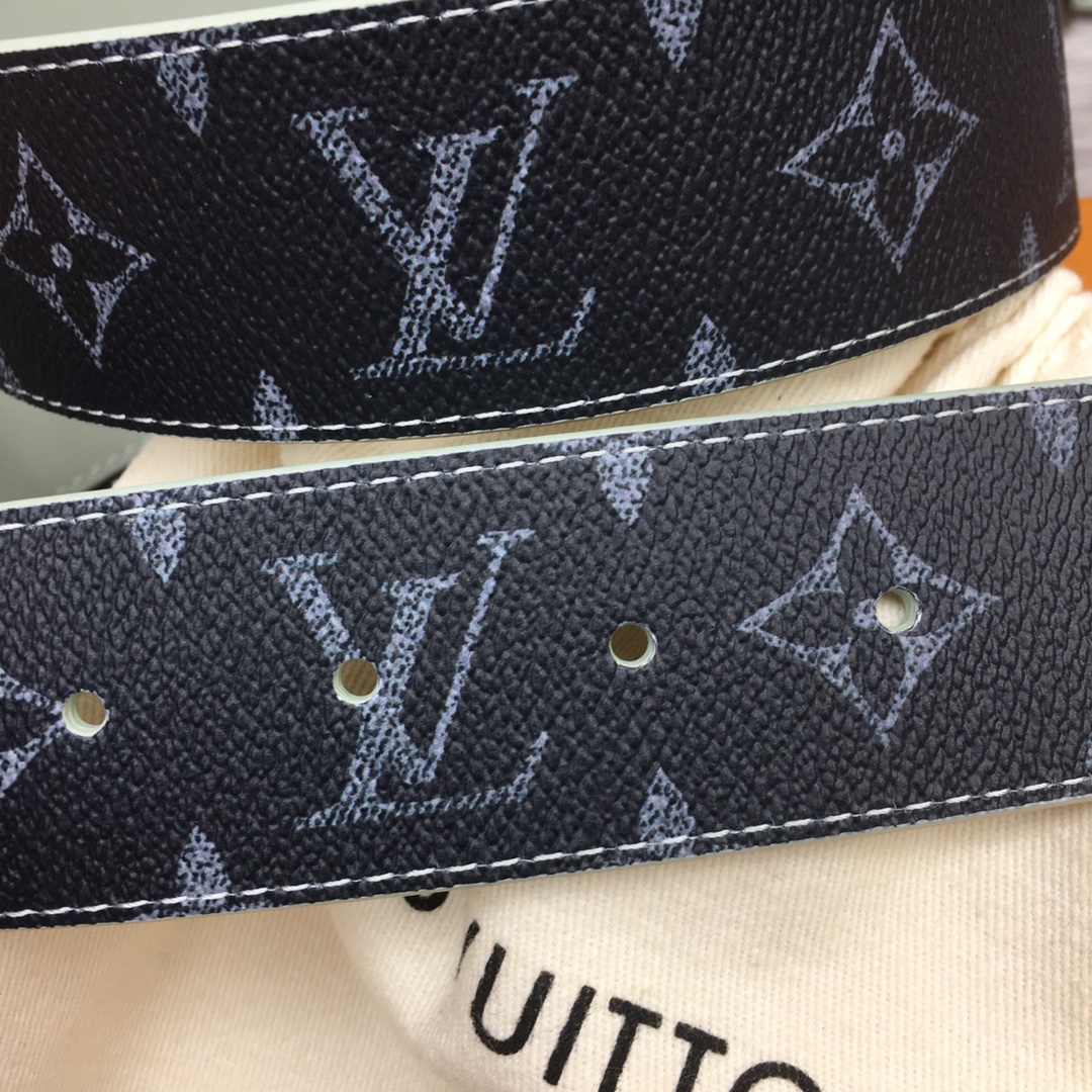 Louis Vuitton LV Custom 4cm Reversible Canvas Belt