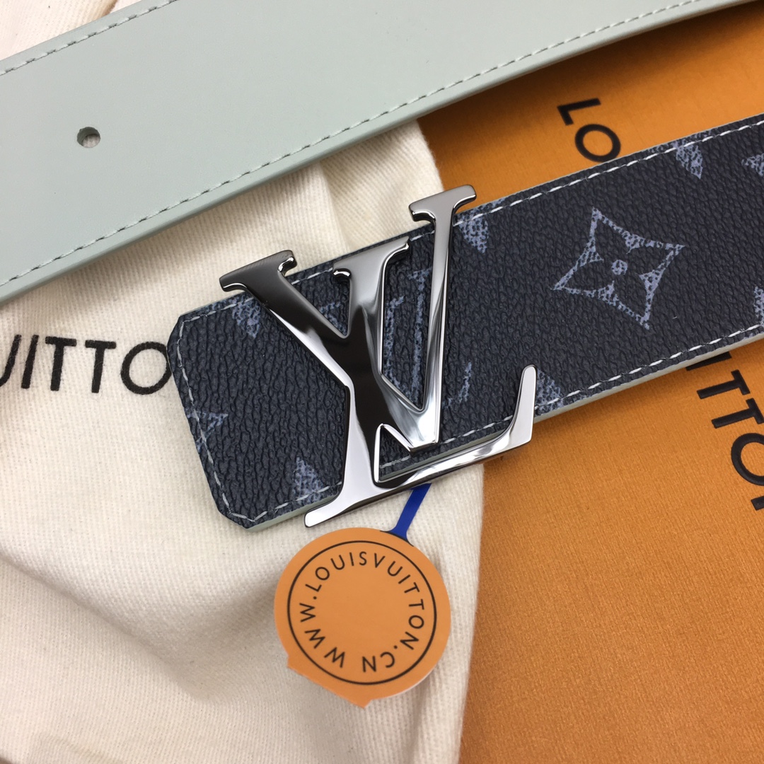 Louis Vuitton LV Custom 4cm Reversible Canvas Belt