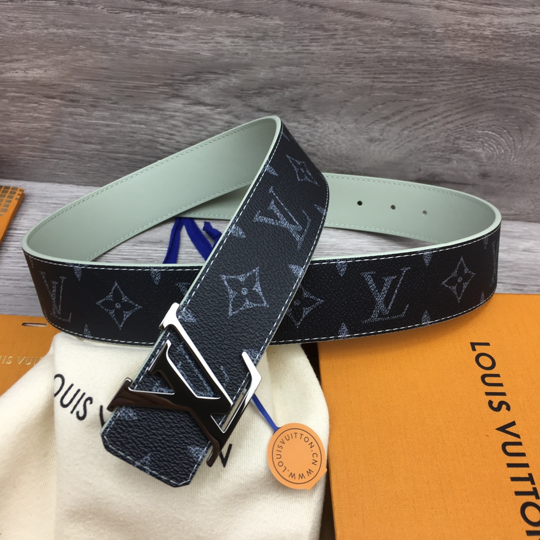 Louis Vuitton LV Custom 4cm Reversible Canvas Belt