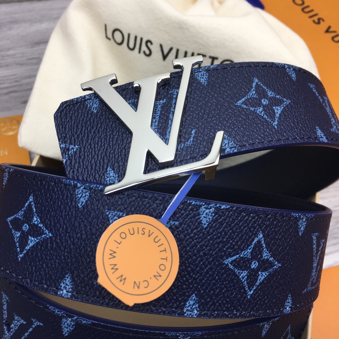 Louis Vuitton LV Custom 4cm Reversible Canvas Belt