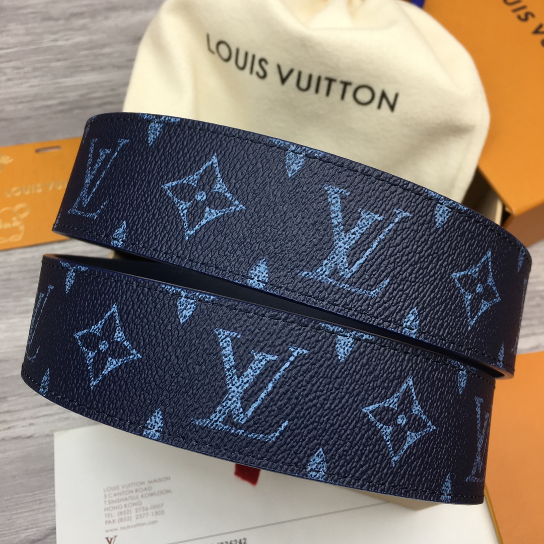 Louis Vuitton LV Custom 4cm Reversible Canvas Belt