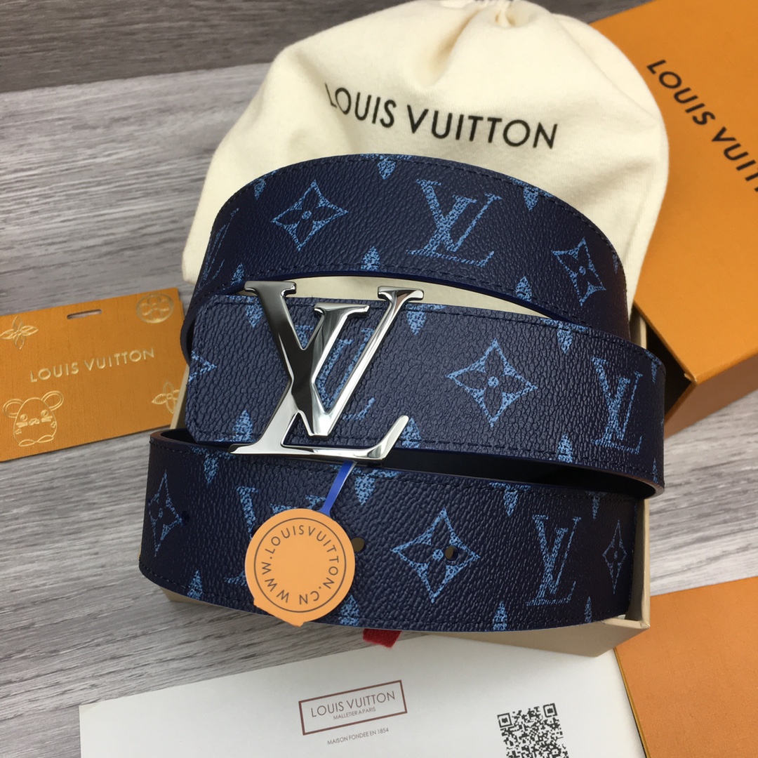 Louis Vuitton LV Custom 4cm Reversible Canvas Belt