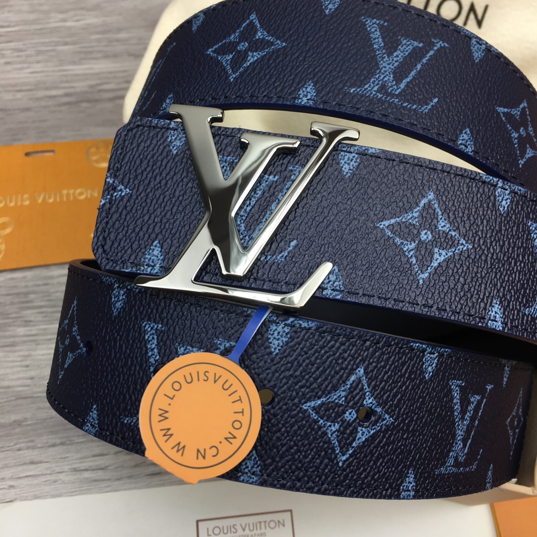 Louis Vuitton LV Custom 4cm Reversible Canvas Belt