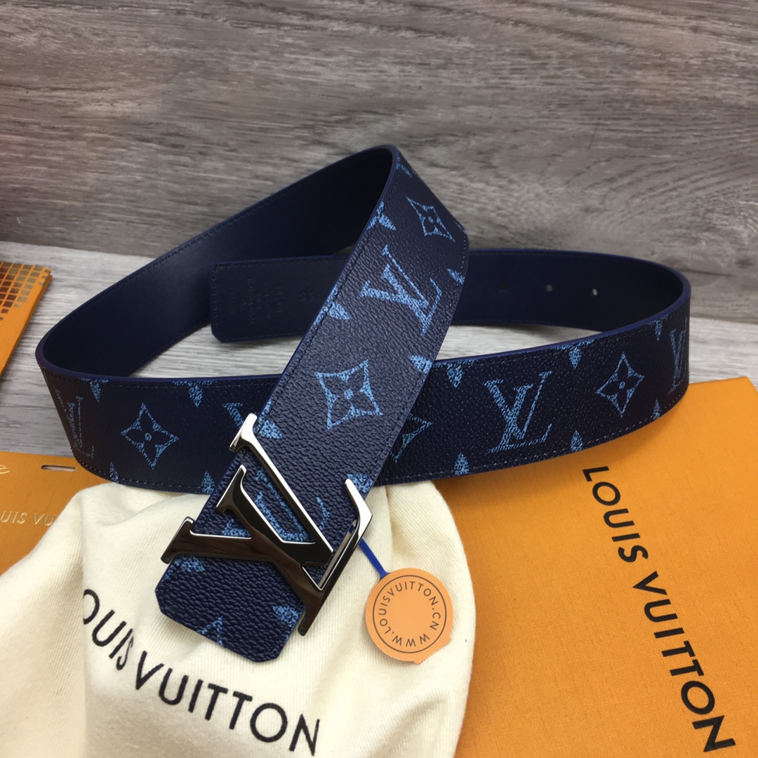 Louis Vuitton LV Custom 4cm Reversible Canvas Belt