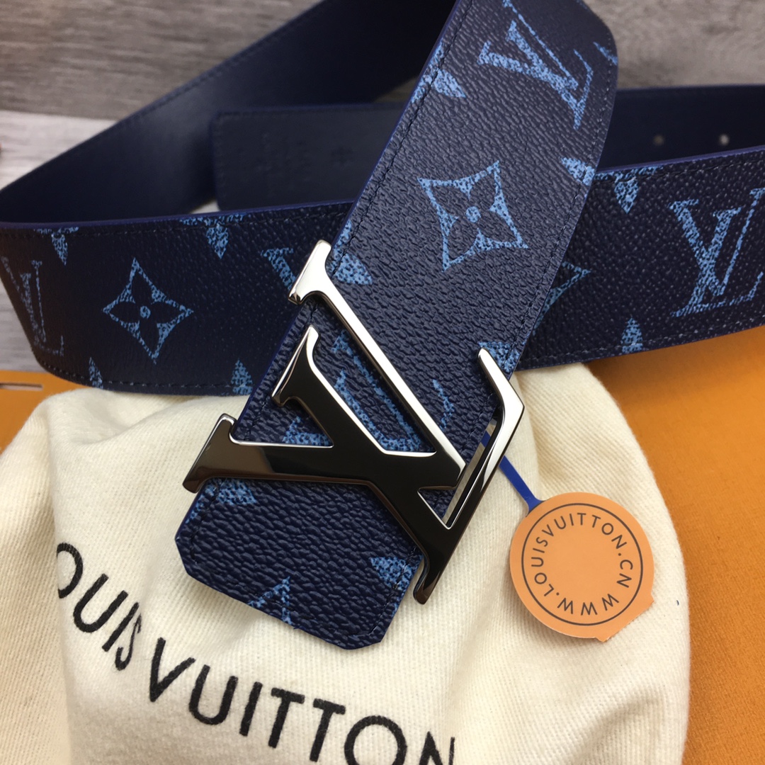 Louis Vuitton LV Custom 4cm Reversible Canvas Belt