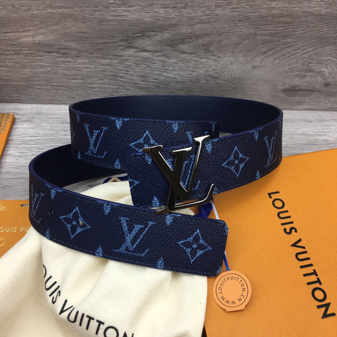 Louis Vuitton LV Custom 4cm Reversible Canvas Belt