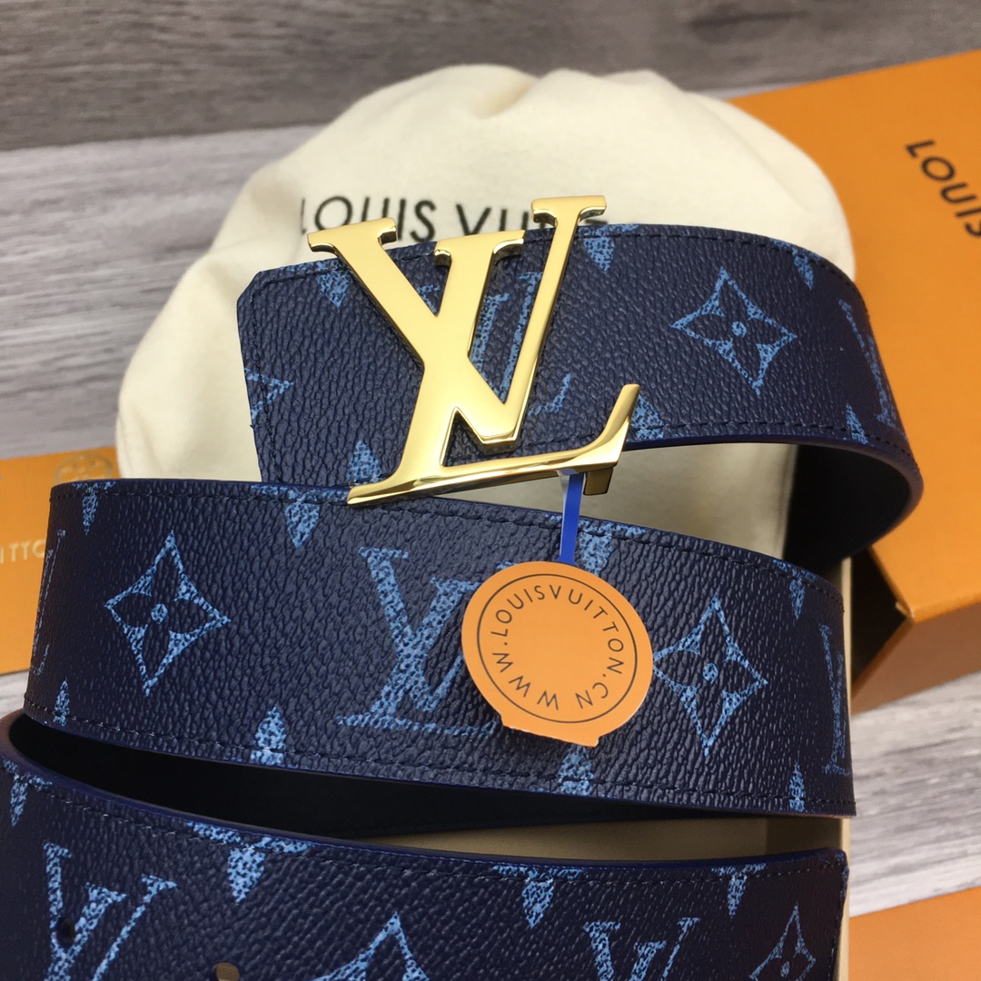 Louis Vuitton LV Custom 4cm Reversible Canvas Belt