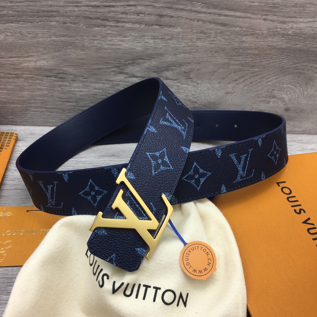 Louis Vuitton LV Custom 4cm Reversible Canvas Belt