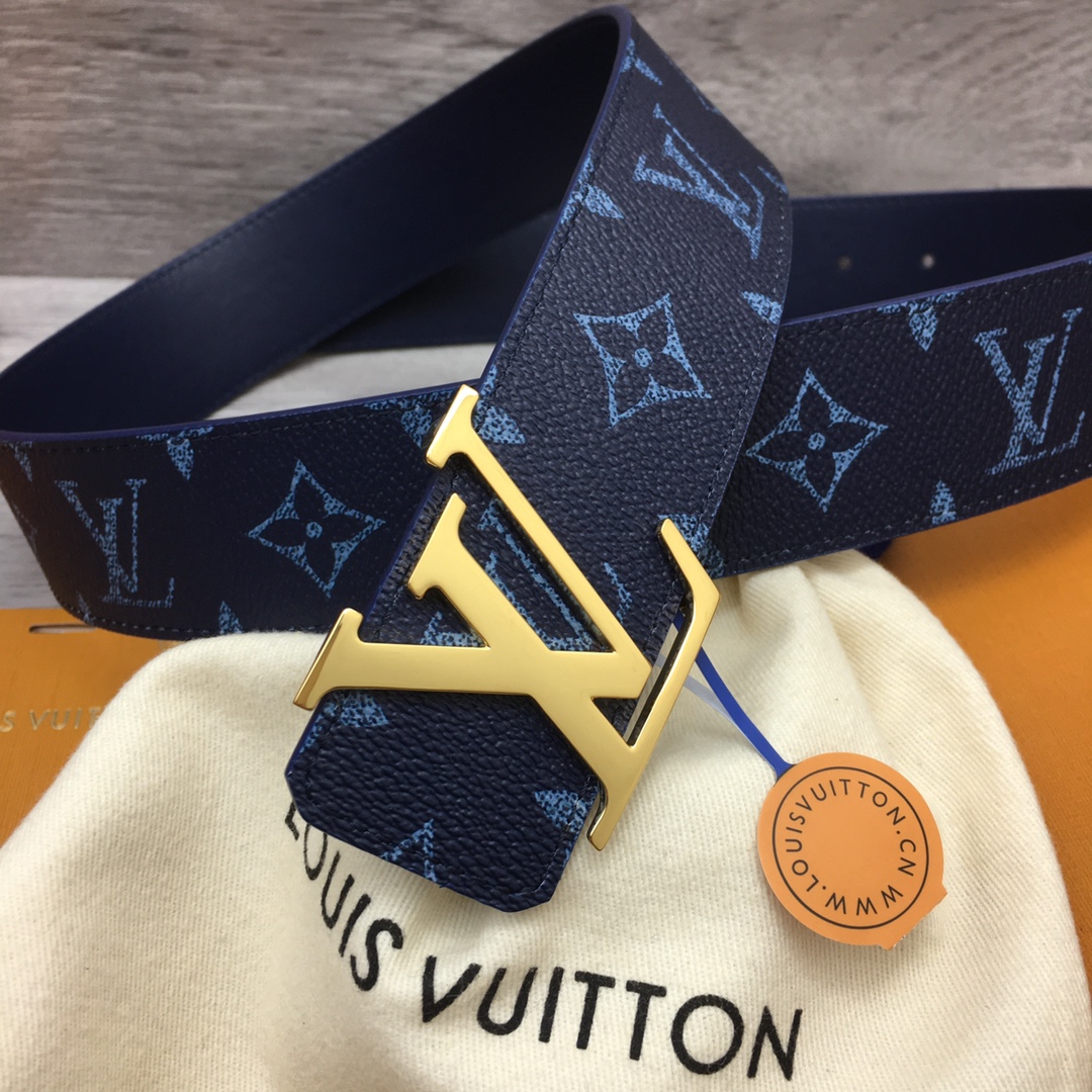 Louis Vuitton LV Custom 4cm Reversible Canvas Belt