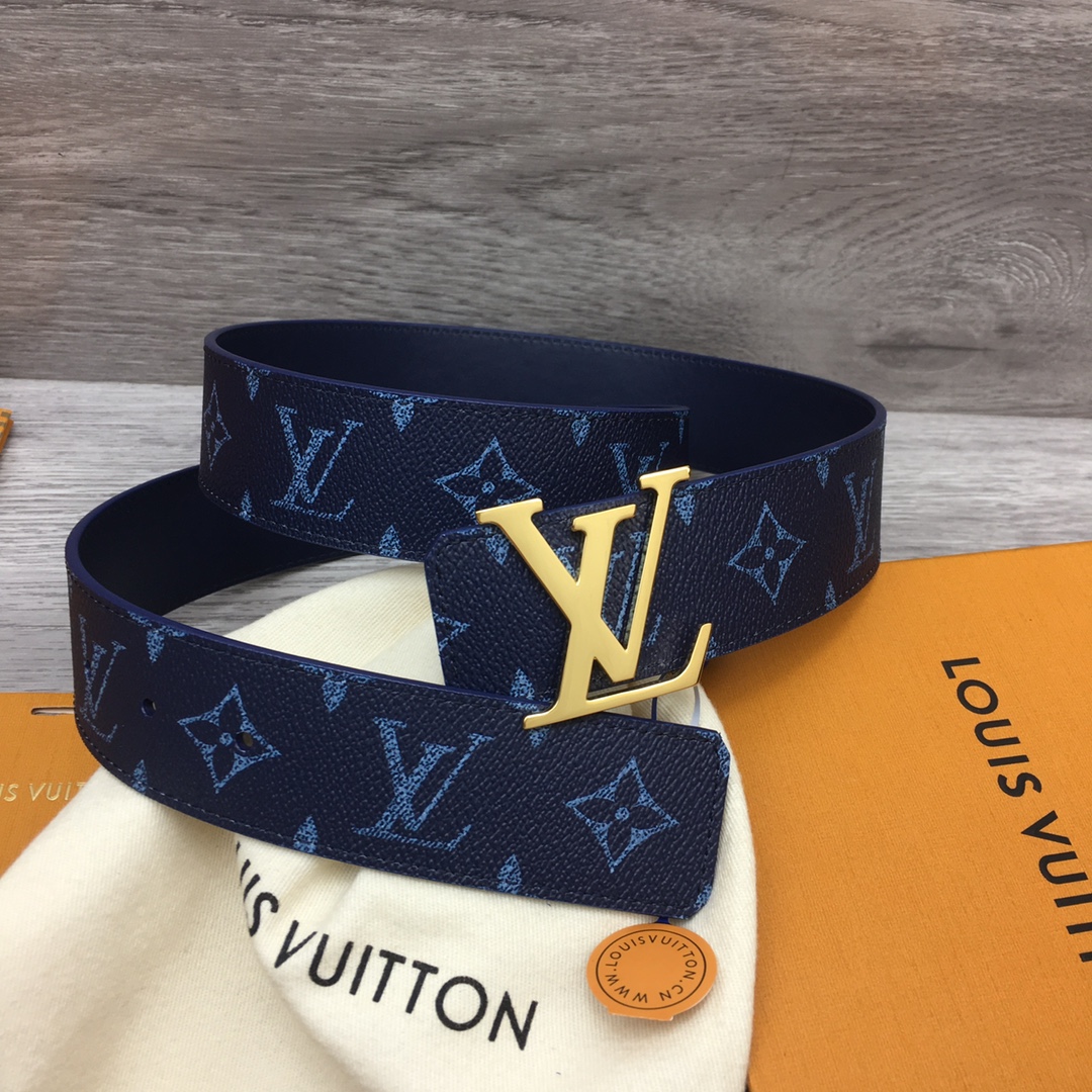 Louis Vuitton LV Custom 4cm Reversible Canvas Belt