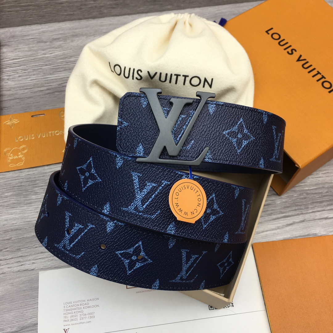 Louis Vuitton LV Custom 4cm Reversible Canvas Belt