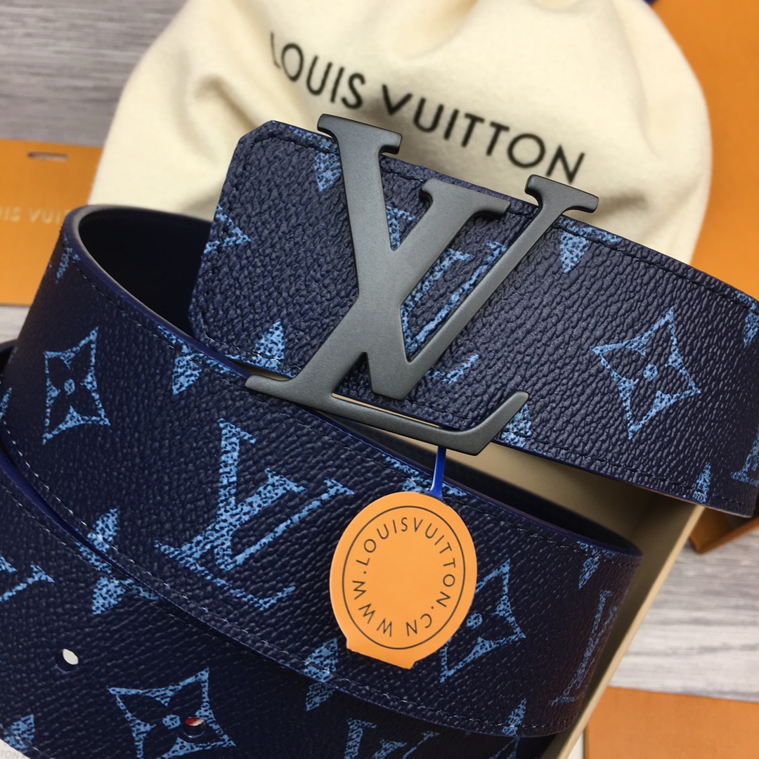 Louis Vuitton LV Custom 4cm Reversible Canvas Belt