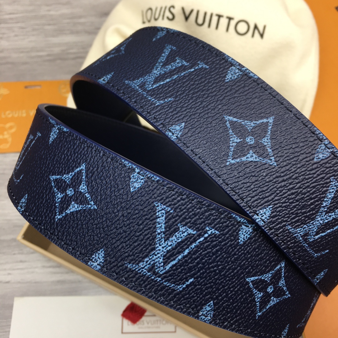 Louis Vuitton LV Custom 4cm Reversible Canvas Belt