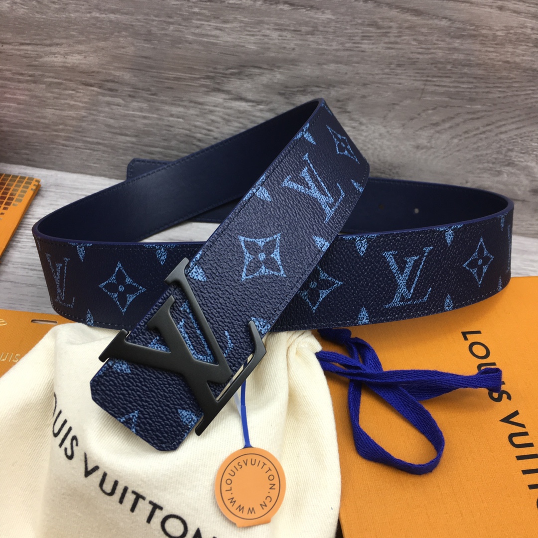 Louis Vuitton LV Custom 4cm Reversible Canvas Belt