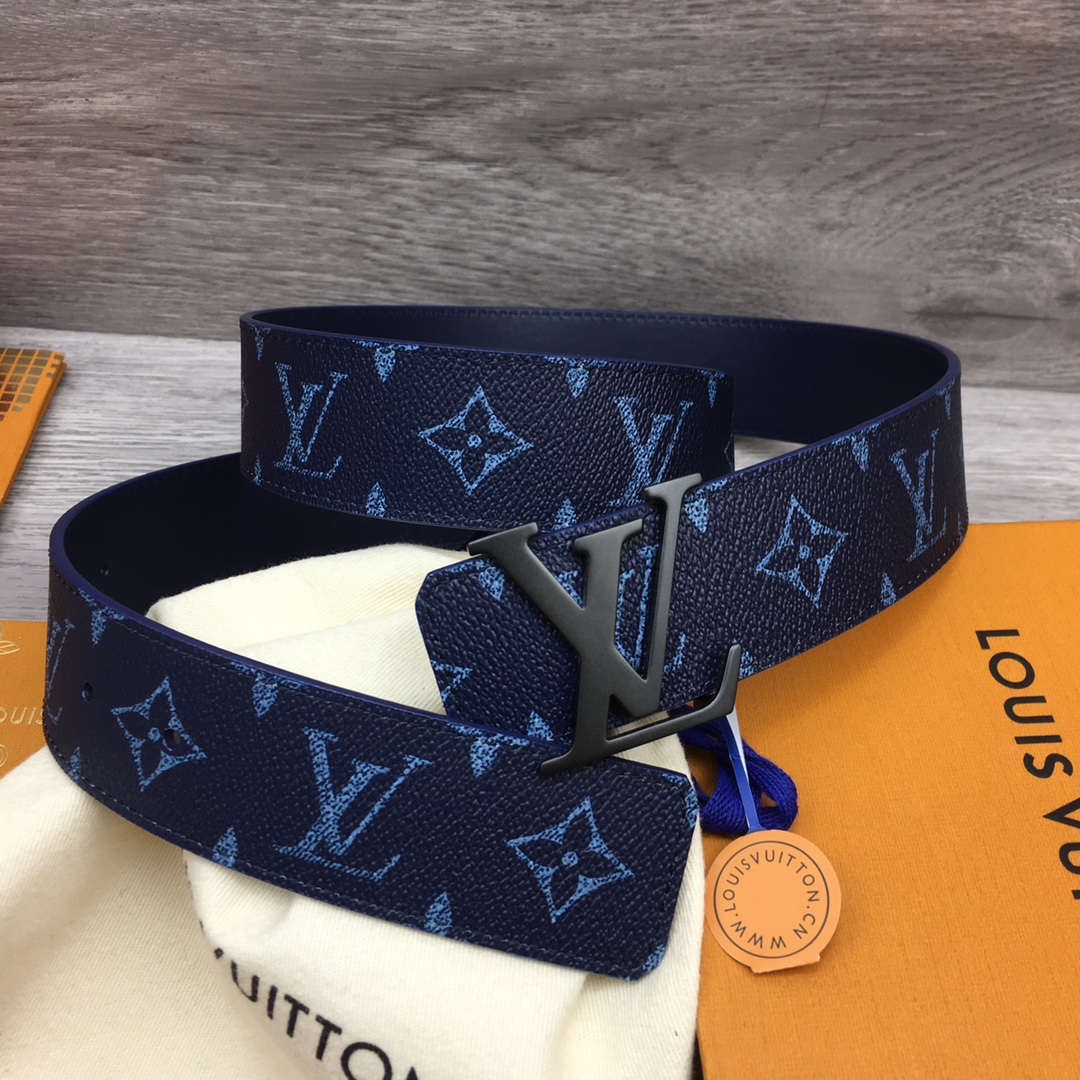 Louis Vuitton LV Custom 4cm Reversible Canvas Belt