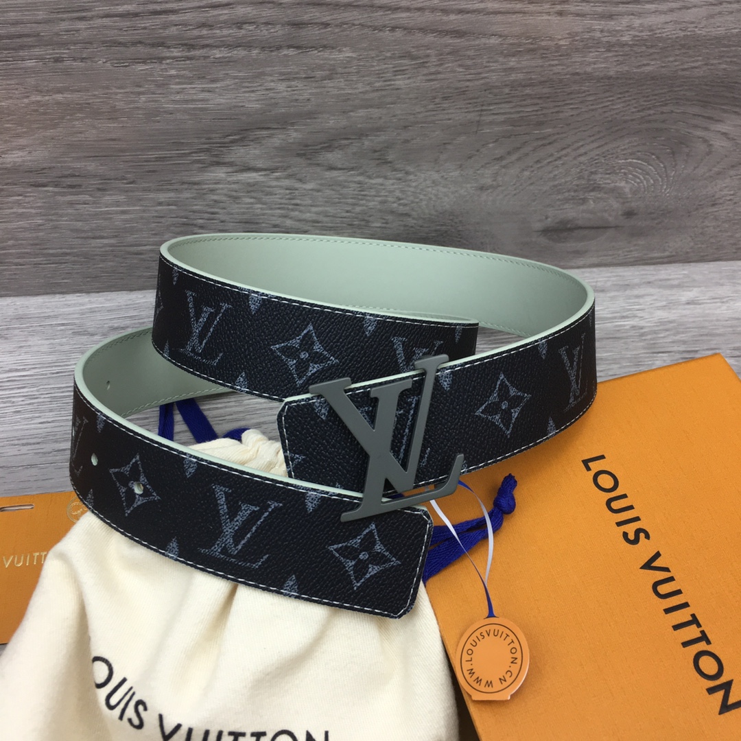 Louis Vuitton LV Custom 4cm Reversible Canvas Belt