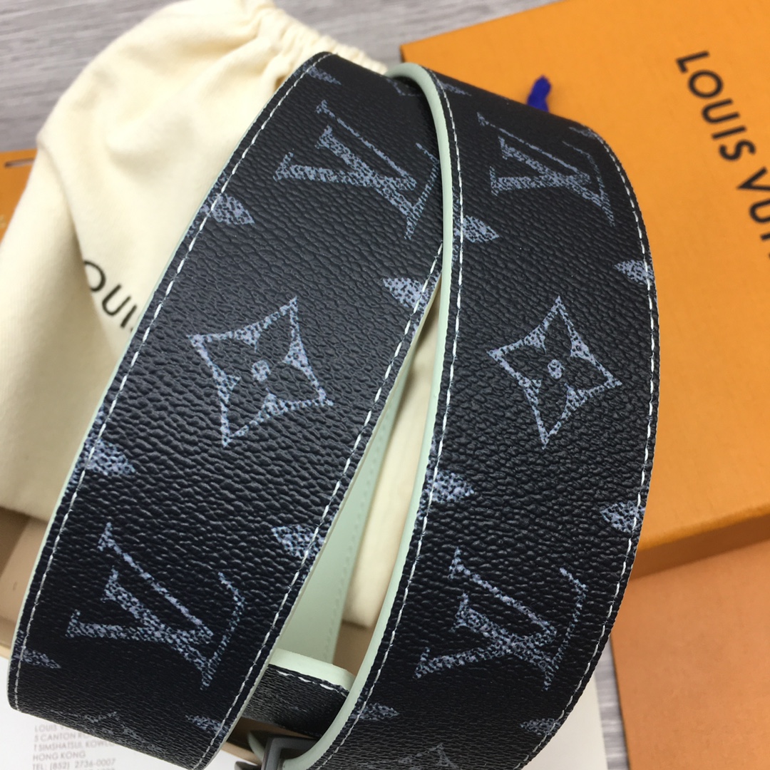 Louis Vuitton LV Custom 4cm Reversible Canvas Belt