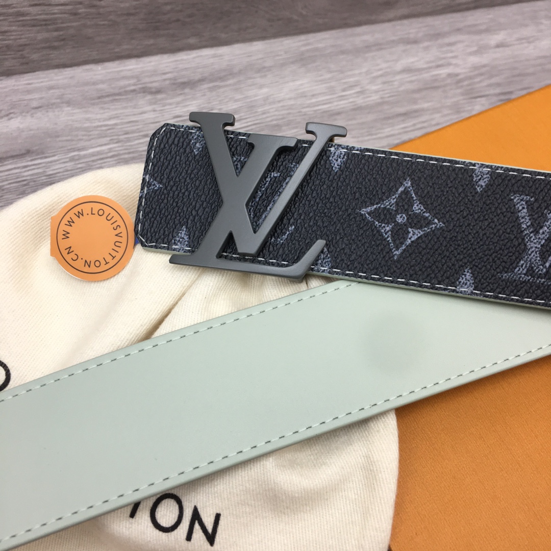 Louis Vuitton LV Custom 4cm Reversible Canvas Belt