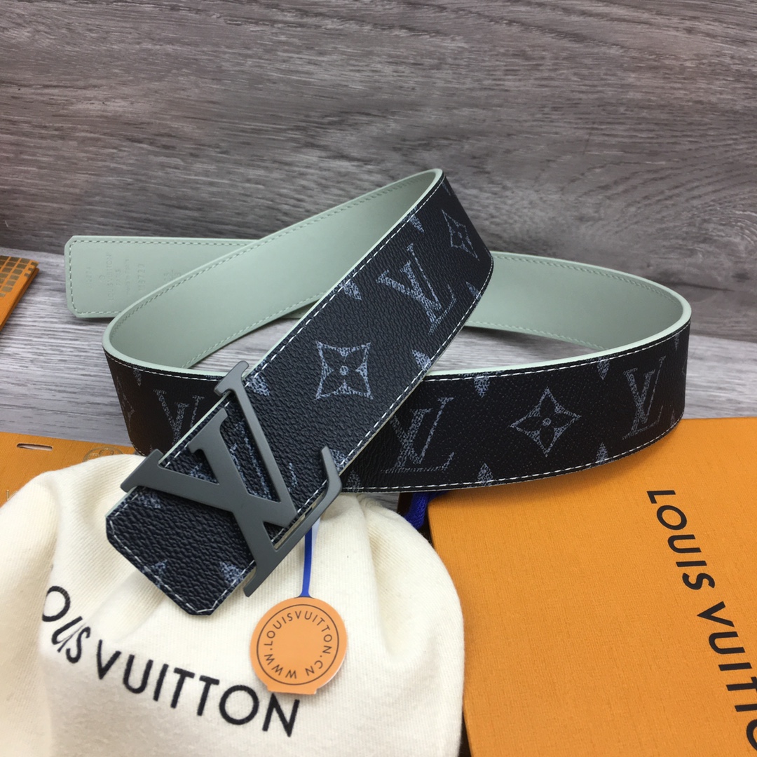 Louis Vuitton LV Custom 4cm Reversible Canvas Belt