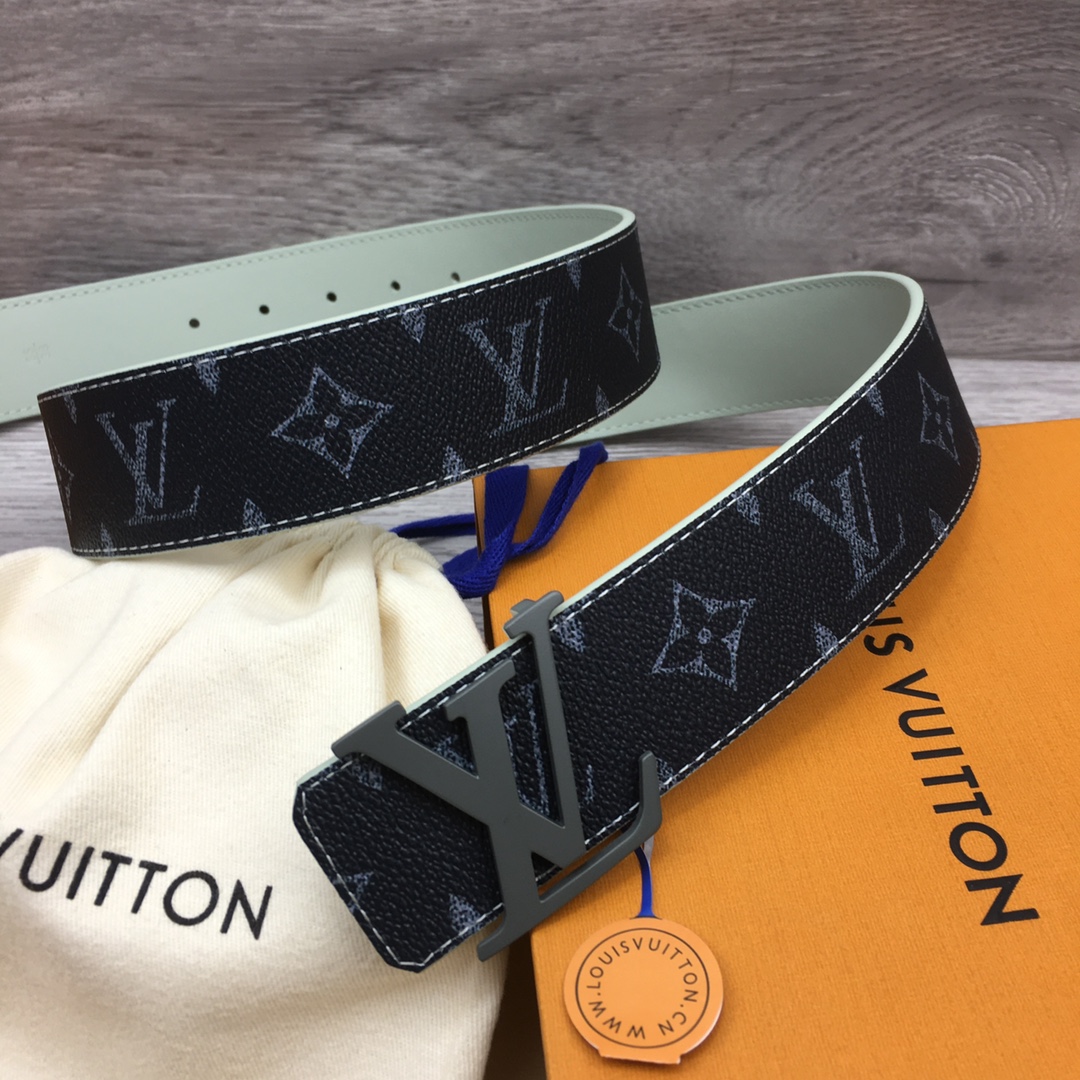 Louis Vuitton LV Custom 4cm Reversible Canvas Belt