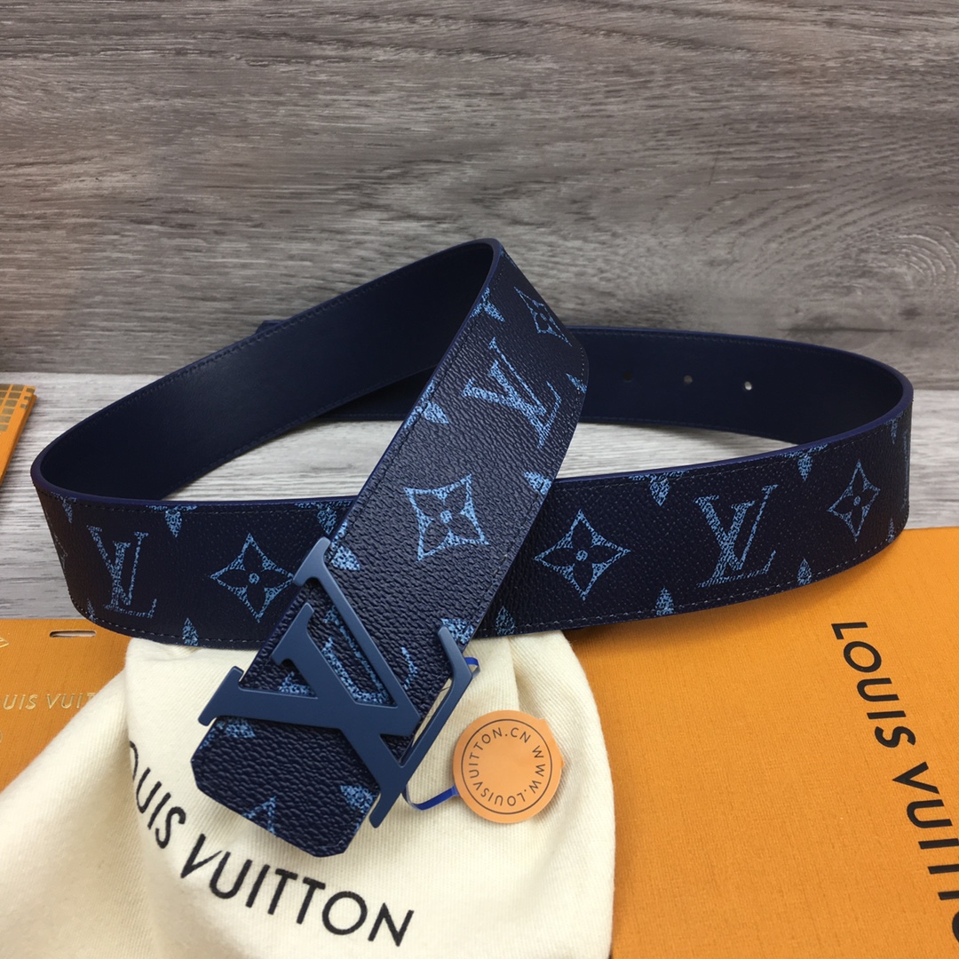 Louis Vuitton LV Custom 4cm Reversible Canvas Belt