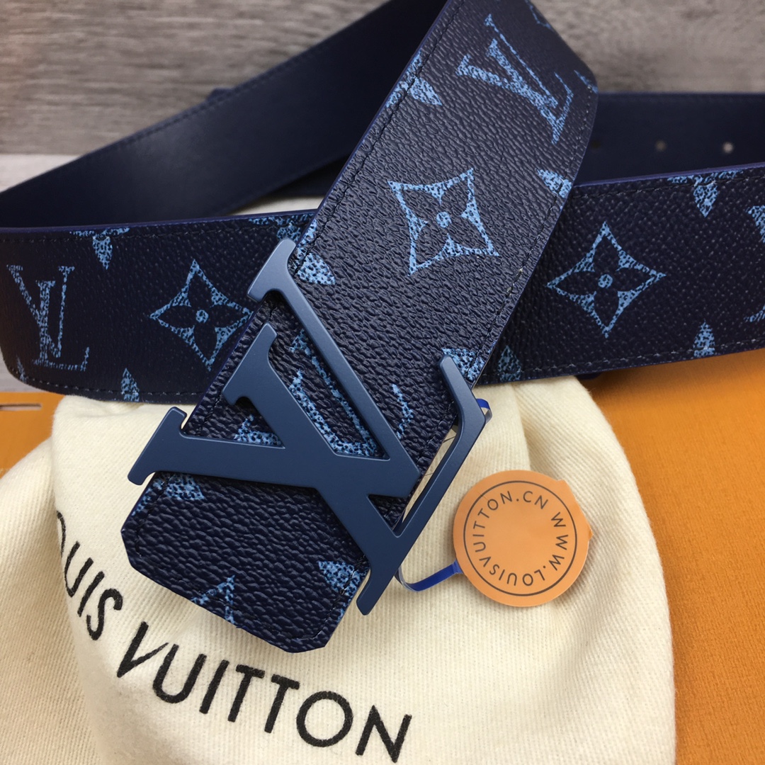 Louis Vuitton LV Custom 4cm Reversible Canvas Belt