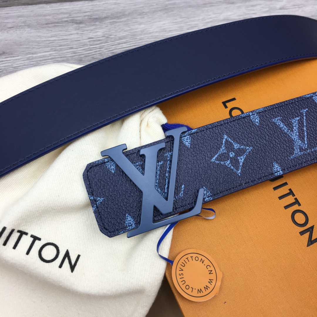 Louis Vuitton LV Custom 4cm Reversible Canvas Belt