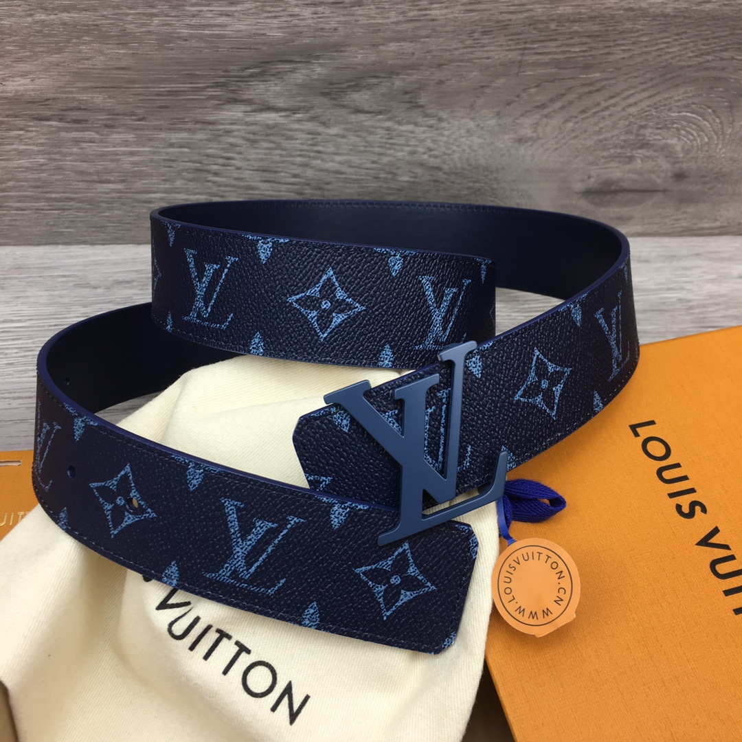 Louis Vuitton LV Custom 4cm Reversible Canvas Belt