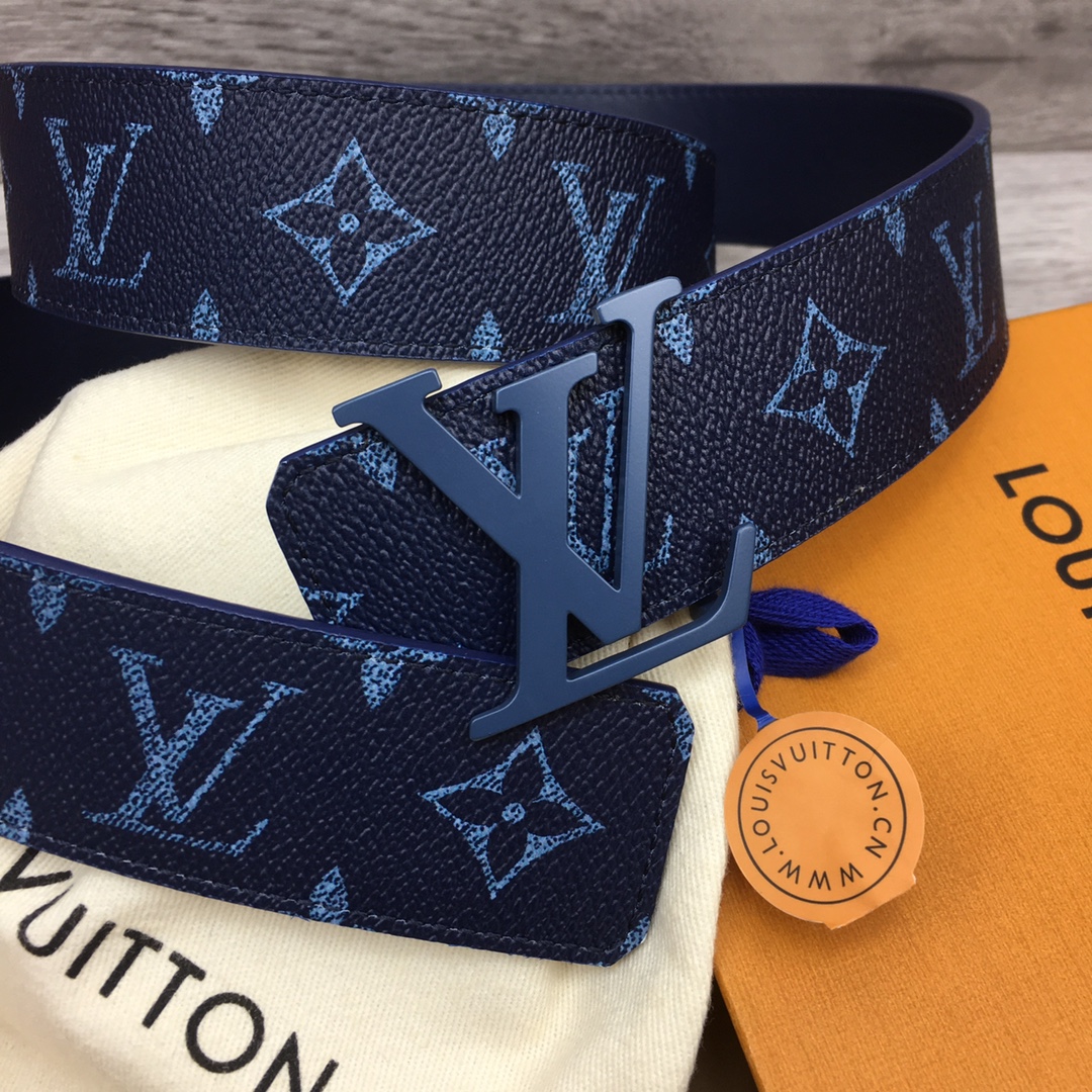 Louis Vuitton LV Custom 4cm Reversible Canvas Belt